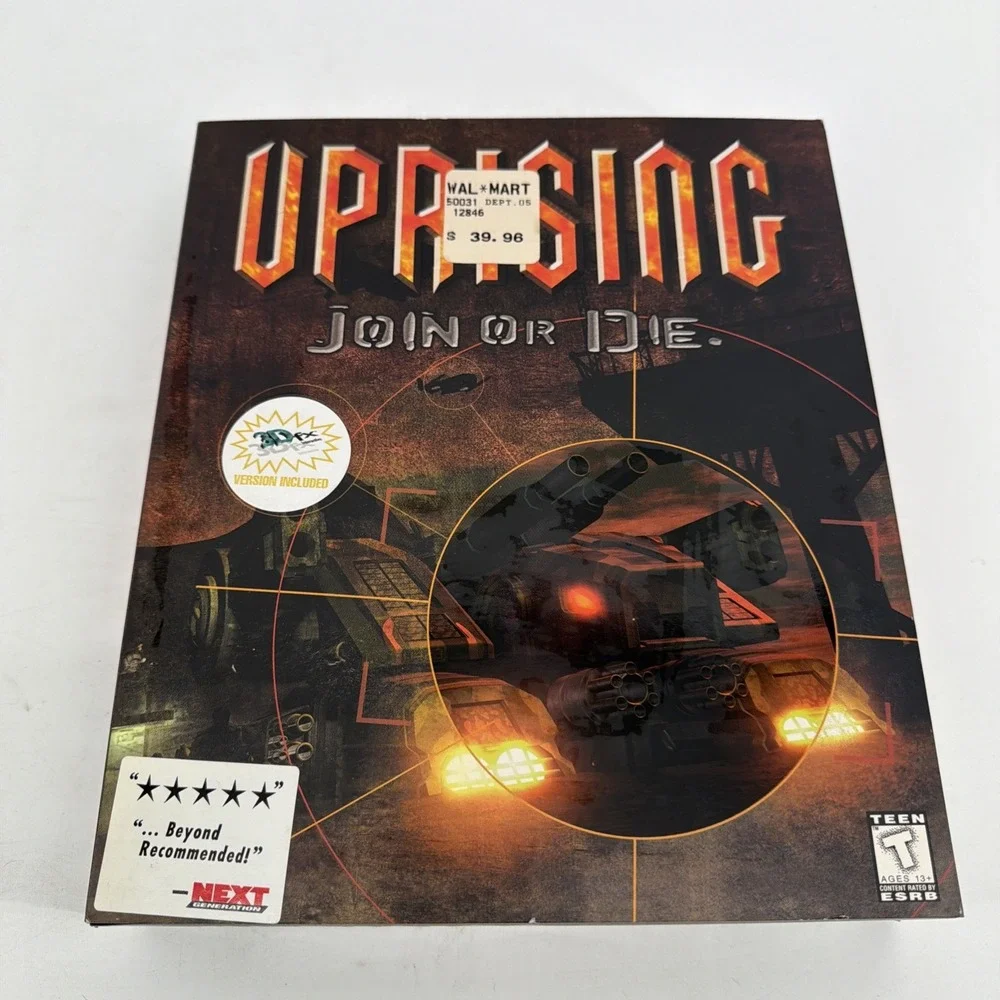 Uprising: Join or Die (PC, 1997) Vintage Big Box Computer Game